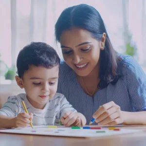 mother-teaches-her-son